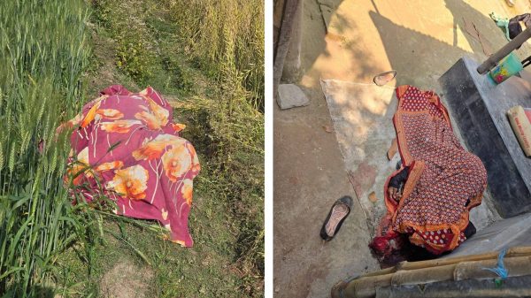 দাদীকে হত্যা করে নাতনীকে অপহরণ