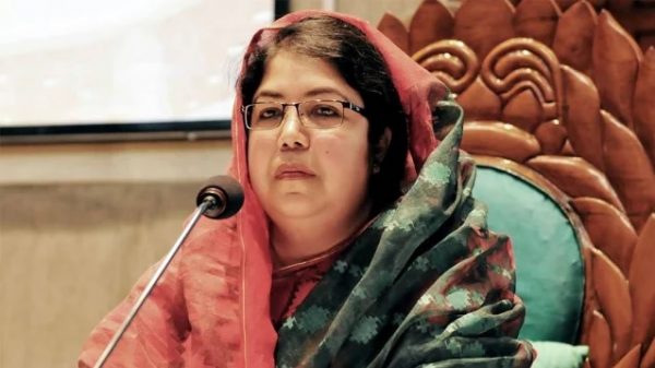 কাশিমপুর কারাগার থেকে জামিনে মুক্ত সাবেক স্পিকার শিরিন শারমিন চৌধুরী